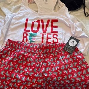Love bites pj set NWT